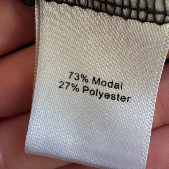 Peyton Jensen Modal Blend Black V-Neck Swing Tank Top Tunic - Size M Made in USA - Picture 10 of 13